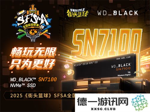 无限体验WD_BLACK全力支持《街头篮球》SFSA全国超级联赛，助力玩家畅享游戏乐趣